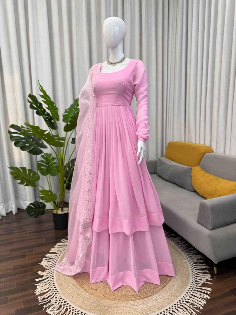 Premium Faux Georgette Suit Set