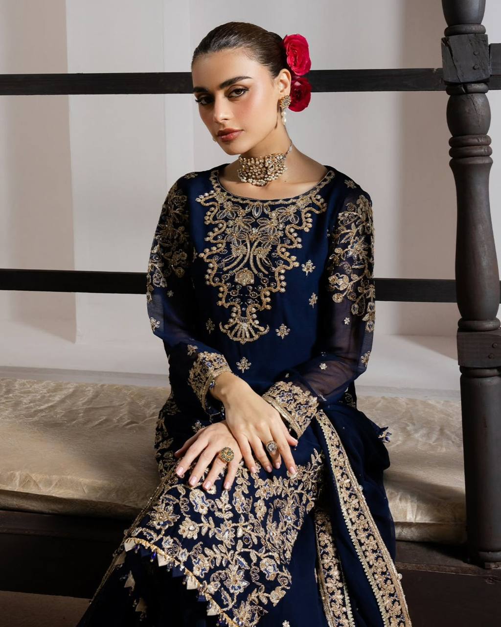 Eid Luxe Embroidery Suit