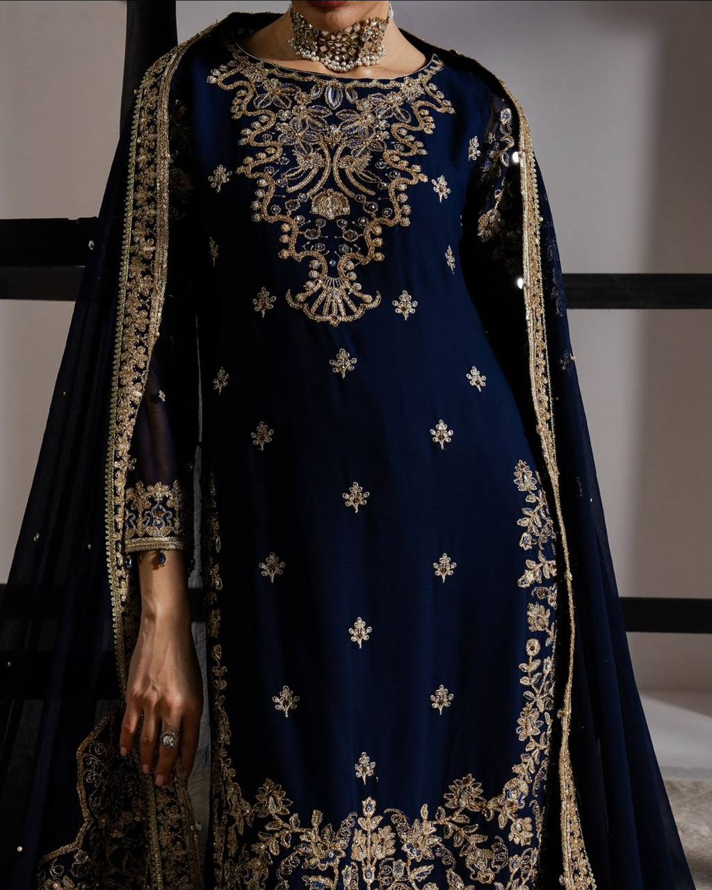 Eid Luxe Embroidery Suit