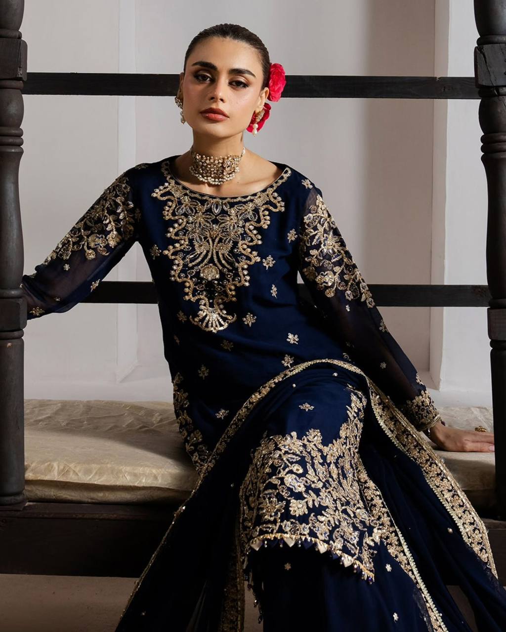Eid Luxe Embroidery Suit